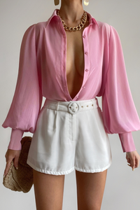 FLEETWOOD BLOUSE - LIGHT PINK