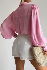 FLEETWOOD BLOUSE - LIGHT PINK