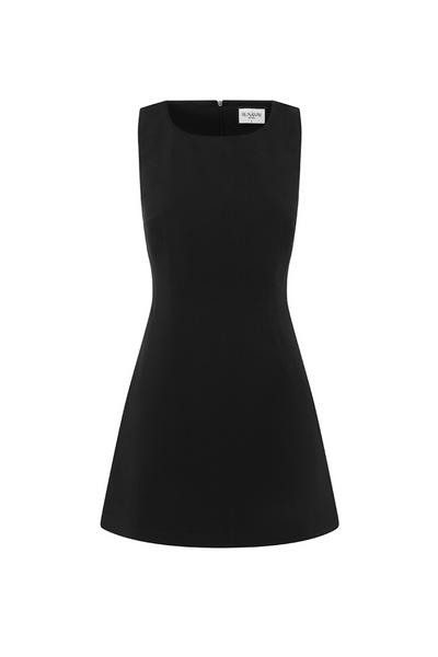 LONDON MINI DRESS - BLACK