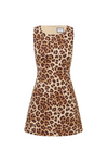 LONDON MINI DRESS - LEOPARD