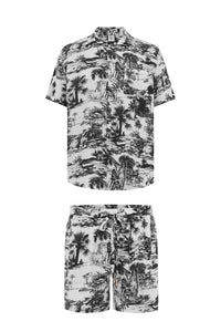 PALMS SHORT - PALM PRINT