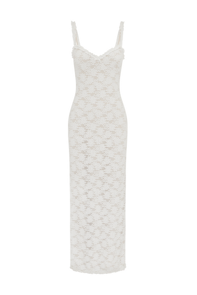 SARTA MAXI DRESS - WHITE