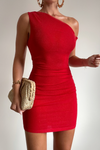 CHYNA MINI DRESS - RED