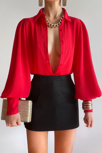 FLEETWOOD BLOUSE - RED