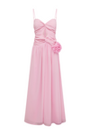 DANIKA SIDE SLIT MAXI DRESS - MUSK