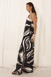 KATIKA MAXI DRESS - PANTINA BLACK