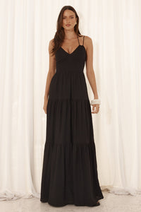 CHIARA MAXI DRESS - BLACK