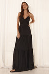 CHIARA MAXI DRESS - BLACK