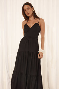 CHIARA MAXI DRESS - BLACK