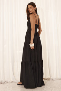 CHIARA MAXI DRESS - BLACK