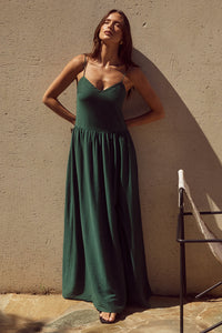 MAEVI MAXI DRESS - EMERALD