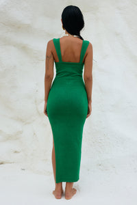 PARISA MIDI DRESS - PINE