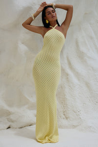 SIMI MAXI DRESS - LEMON