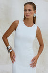 EOS MIDI DRESS - IVORY