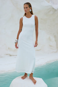 EOS MIDI DRESS - IVORY