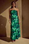 ALBA MAXI DRESS - CALISTA GREEN