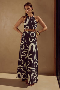 CARMEN MAXI DRESS - YORK BLACK