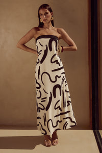 ALBA MAXI DRESS - YORK SAND