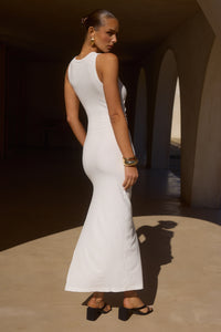 DIYA MIDI DRESS - WHITE