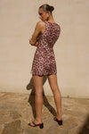 LONDON MINI DRESS - LEOPARD