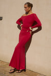 VESSA MAXI DRESS - CHERRY RED