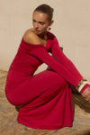 VESSA MAXI DRESS - CHERRY RED