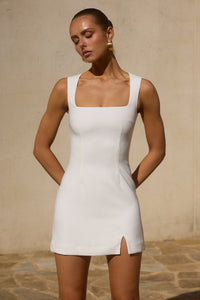 REIGN MINI DRESS - WHITE