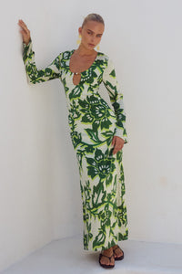 MIRAGE MAXI DRESS - LUELA PRINT