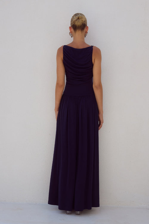 NALLA MAXI DRESS - NAVY