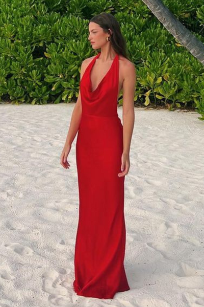 POSEY MAXI DRESS - RED