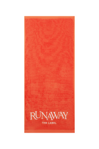 EMBROIDERED GYM TOWEL - ORANGE