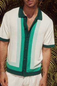 DARIUS SHIRT - GREEN MULTI