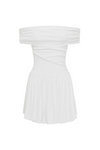 MANALLA MINI DRESS - WHITE