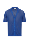 CASPER KNIT SHIRT - COBALT