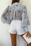 FLEETWOOD BLOUSE - ARIENZO BLUE