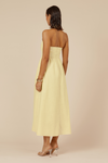 LOCKLEA MIDI DRESS - LEMON