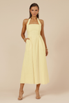 LOCKLEA MIDI DRESS - LEMON