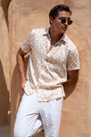 JACK SHIRT - SAND/WHITE