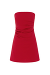 CAIRO MINI DRESS - CHERRY RED