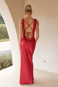 ADAIR MAXI DRESS - CHERRY