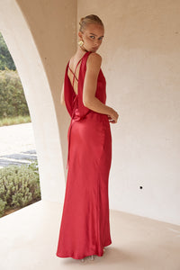 ADAIR MAXI DRESS - CHERRY