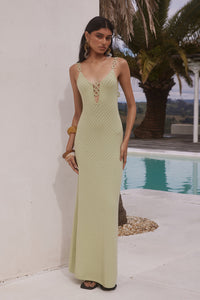 ADISON MAXI DRESS - LIME