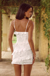 AISHA MINI DRESS - WHITE