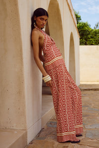 ALARA PALAZZO PANT - ALARA RED