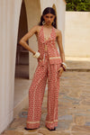 ALARA PALAZZO PANT - ALARA RED