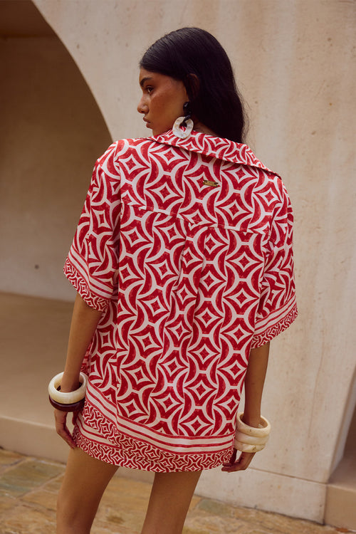 ALARA MINI SKIRT - ALARA RED