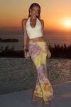 ALEXIS HALTER CUT OUT MAXI DRESS - SURI YELLOW