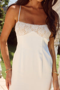 ALLULA MIDI DRESS - IVORY