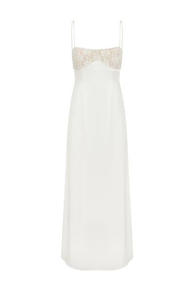 ALLULA MIDI DRESS - IVORY