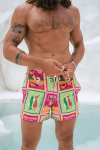 AMALFI SHORT - ALOHA PRINT